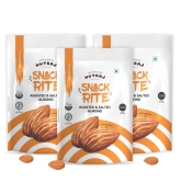 Nutraj Snackrite Roasted & Salted Almonds 150gm 150g (Pack of 3)