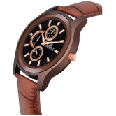 Swisstyle Brown Leather Analog Mens Watch