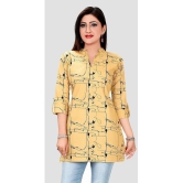 Meher Impex - Mustard Rayon Womens Straight Kurti ( Pack of 1 ) - None