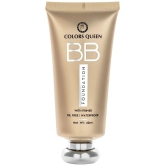 Colors Queen BB Oil Free Waterproof Foundation (Natural Almonds) With Beauty Blender