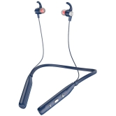 Tecsox Blaze300 Bluetooth Bluetooth Earphone In Ear Powerfull Bass Blue