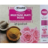 SRUSHTI MULTANI MATI ROSE100GM