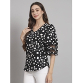 Curvydrobe Black Polyester Women's A-Line Top ( Pack of 1 ) - None