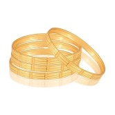 VIVASTRI Gold Bangle Set ( Pack of 1 ) - None