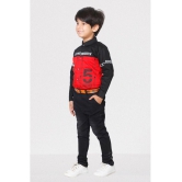 DKGF Fashion - Red Cotton Blend Boys Shirt & Jeans ( Pack of 1 ) - None