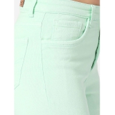 CEFALU - Mint Green Denim Skinny Fit Women''s Jeans ( Pack of 1 ) - None