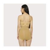 SELETA - Beige Shapewear Cotton Women's Tummy Tucker ( Pack of 1 ) - None