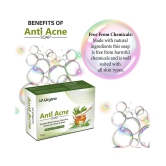 LA ORGNO Anti Acne Soap For Remove Acne, Blemishes & Scars Soap -  75 gms each Pack of 5