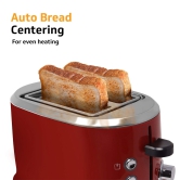 VT240 850 Watt 2-Slice Automatic Pop-Up Toaster with Bun Warmer, Variable Browning Levels and Defrost & Reheat Functions