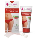 everteen SILKY Bikini Line Hair Remover Creme with Cranberry and Cucumber - 3 Packs (50g Each)