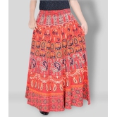 Sttoffa - Red Cotton Womens Wrap Skirt ( Pack of 1 ) - 40