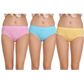 Eves Beauty Women Hipster Multicolor Panty-xl / Multicolor / Pure Cotton