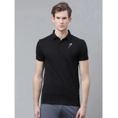 Fuaark - Black Cotton Regular Fit Mens Sports Polo T-Shirt ( Pack of 1 ) - None