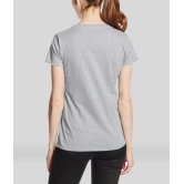 Neo Garments - Grey Cotton Blend Regular Fit Womens T-Shirt ( Pack of 1 ) - None