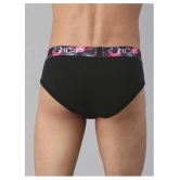 IC4 - Multicolor Cotton Blend Mens Briefs ( Pack of 2 ) - L