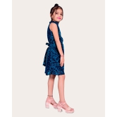 Girls Short/Mid Thigh Party Dress-purple / 9 - 10 Years