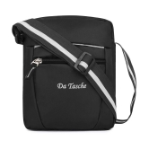 Da Tasche Heavy Sling Bag/Messenger Bag - Black