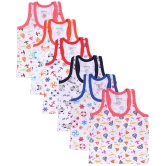 Bodycare Boys Vest Round Neck Sleeveless Pack Of 6 - Assorted - None