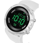 Hala - White Silicon Digital Men's Watch