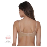 Clovia Cotton Everyday Bra - Beige - 32B