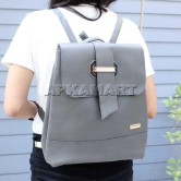 Grey Backpack Bag -  For Women | Girls | Office | Casual - 13 Inch