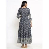 KIPEK Grey Rayon Anarkali Kurti - Single - S