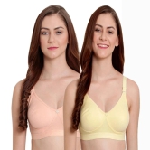 Elina Cotton T-Shirt Bra - Multi Color - 36C