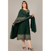 Smien - Green Rayon Women''s A-line Kurti ( Pack of 1 ) - None