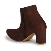 Ishransh - Brown Women's Ankle Length Boots - None