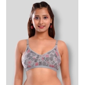 Elina Pack of 1 Cotton Non Padded Womens T-Shirt Bra ( Grey ) - 40B