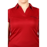 WOMEN CORE POLO-XS / Red