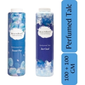 Beautisoul Body Talc Sweet Pea and Ice Cool Talc Talc 200 gm Pack of 2