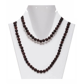 Red Sandalwood Mala (7mm, Beads 108+1) with Gaumukhi