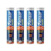 FAST&UP Reload electrolyte energy and hydration - sports drink - 80 effervescent tablets - Orange flavour - Pack of 4