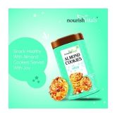 NourishVitals Pista Cranberry Cookies + Almond Cookies, Heavenly Bites, Source of Protein, Crunchy Delights, Genius Snack,120g Each