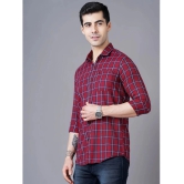 Paul Street - Red Cotton Slim Fit Mens Casual Shirt ( Pack of 1 ) - None