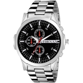 FORNAX - Silver Stainless Steel Analog Mens Watch