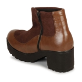 Ishransh - Brown Women's Ankle Length Boots - None