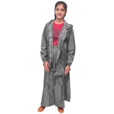 Goodluck Waterproof Nylon Raincoat Set - Grey - None