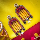 Sheesh Mahal Handmade Beaded Earrings