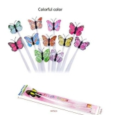 Decorative LED Butterfly Shaped Hair Pins (Pack Of 8)