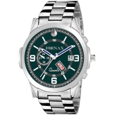 FORNAX - Silver Stainless Steel Analog Mens Watch