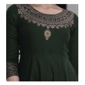 SIPET - Green Rayon Womens Anarkali Kurti ( Pack of 1 ) - None