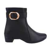 Shoetopia - Black Women''s Ankle Length Boots - None