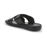 Liberty - Black Men's Leather Slipper - None