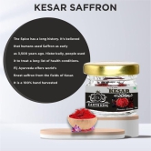 EARTH KING Saffron Thread Kesar/Keshar/Zafran/Jafran (A++ Grade) for Pregnant Women ? 3GM (Combo Pack)