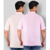 DESHBANDHU DBK - Multicolor Cotton Mens Regular Kurta ( Pack of 2 ) - None