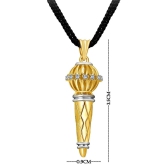 Vighnaharta Gold Alloy Traditional Pendant Without Chain