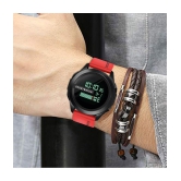 Hala - Red Silicon Digital Men's Watch