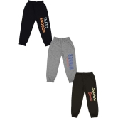 Cremlin Clothing - Multi Cotton Blend Boys Trackpant ( Pack of 3 ) - None